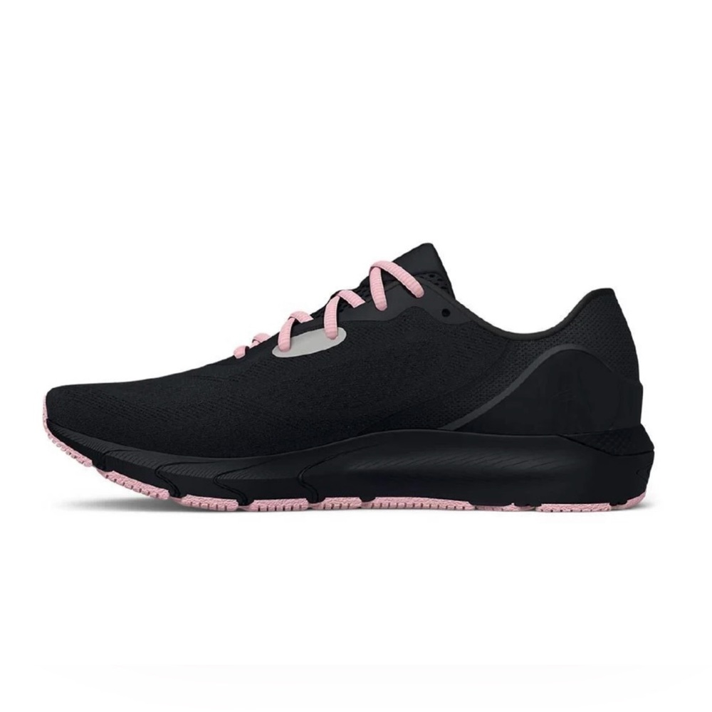 Under Armour HOVR Black and Pink Women's Athletic Shoes - Picture 2 of 8